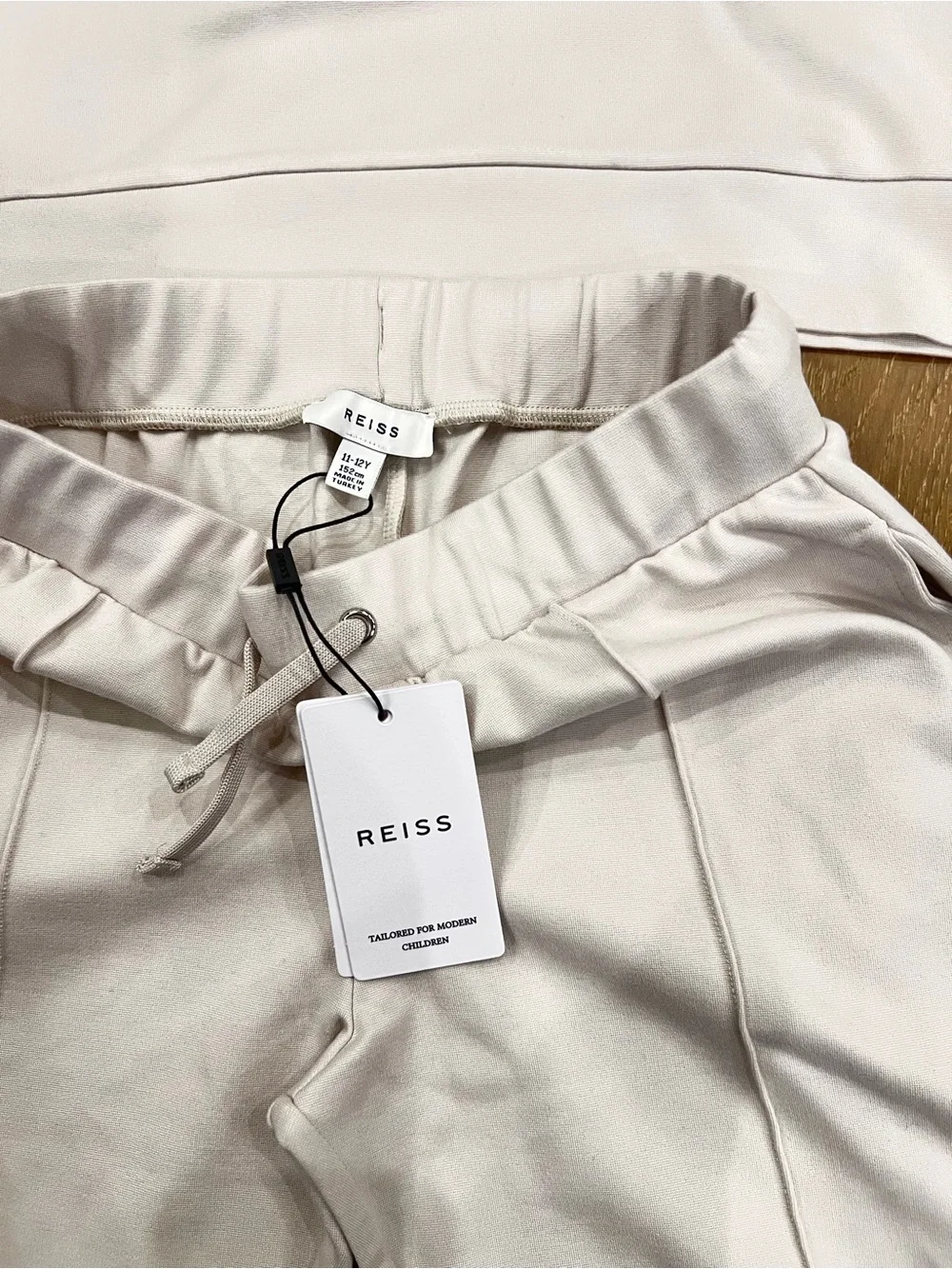 Reiss Cream Zip Pullover and Joggers Set